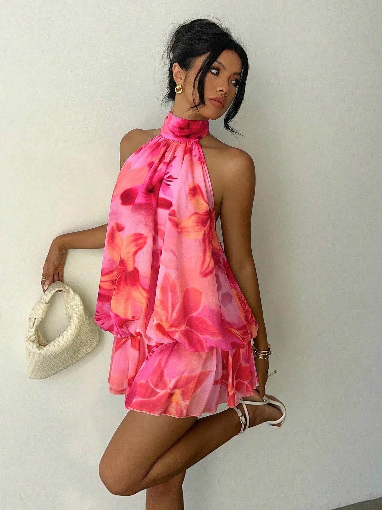 Floral Ruffle Dress